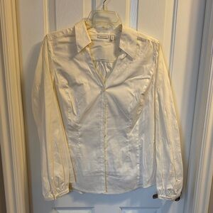 Semantiks Women's Cream Button-Down Shirt